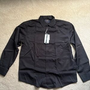Men’s black button down